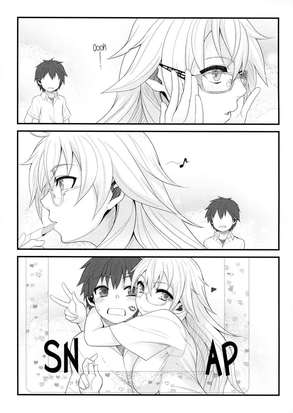 Hentai Manga Comic-Satou-kun to Shaga-san ga Love Love Chucchu Suru Hon-Read-4